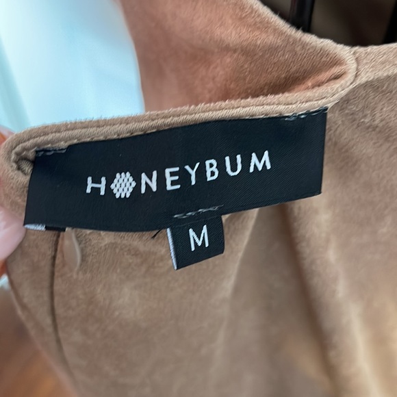 Nude Velvet Midi Dress - Picture 4 of 4